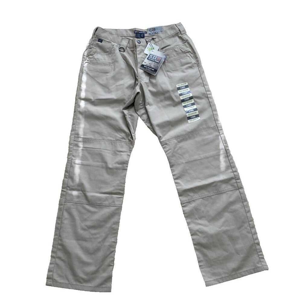 511 Tactical Mens 32x32 Taclite Jean-Cut Lightweight Ripstop Pant_Khaki New